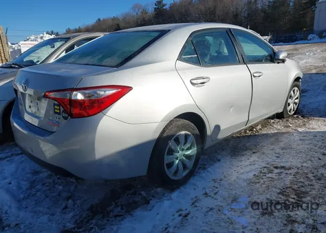 2016 Toyota Corolla Le from USA, damaged, VIN 2T1BURHEXGC539047